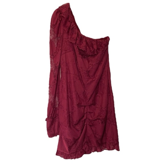 Alexis Ilana Lace Mini One Shoulder Dress - Picture 2 of 15